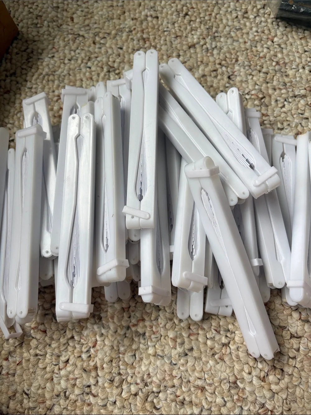 35+ White Heart Paper Hand Fan - Home Party Supplies
